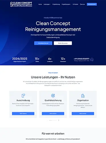 Clean Concept Reinigungsmanagement - Experten für Ausschreibungen und Qualitätssicherung in der Gebäudereinigung